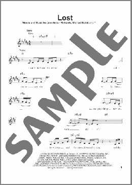 Lost(Michael Buble) 楽譜 その他 ダウンロード
