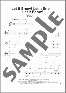 Let It Snow! Let It Snow! Let It Snow!(Jule Styne/Sammy Cahn) 楽譜 その他 ダウンロード