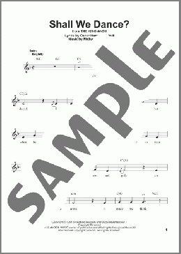 Shall We Dance?(Rodgers & Hammerstein) 楽譜 その他 ダウンロード