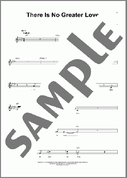 (There Is) No Greater Love(Isham Jones/Nat King Cole) 楽譜 その他 ダウンロード