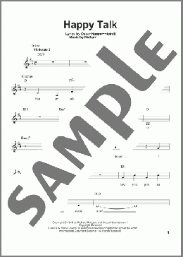 Happy Talk(Rodgers & Hammerstein) 楽譜 その他 ダウンロード