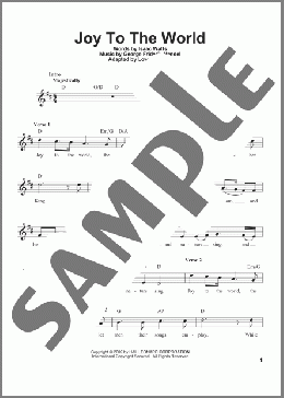Joy To The World(Isaac Watts/Lowell Mason) 楽譜 その他 ダウンロード