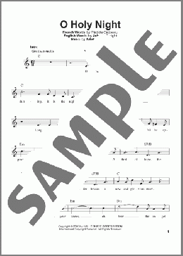O Holy Night(Adolphe Adam/John S. Dwight (trans.)/Placide Cappeau (French)) 楽譜 その他 ダウンロード