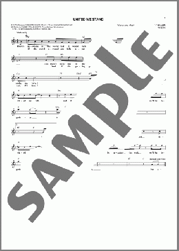 United We Stand(Brotherhood Of Man) 楽譜 その他 ダウンロード