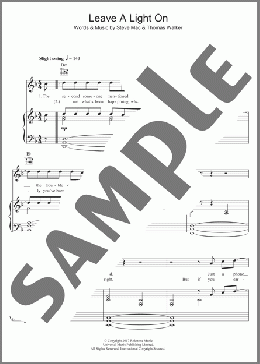 Leave A Light On(Tom Walker) 楽譜 その他 ダウンロード