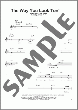 The Way You Look Tonight(Jerome Kern/Dorothy Fields) 楽譜 その他 ダウンロード