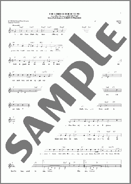 The Lord Is Good To Me (from Johnny Appleseed)(Kim Gannon) 楽譜 その他 ダウンロード