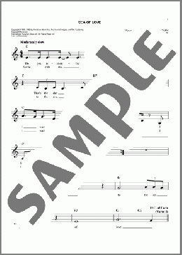 Sea Of Love(Honeydrippers/Phil Phillips with The Twilights) 楽譜 その他 ダウンロード