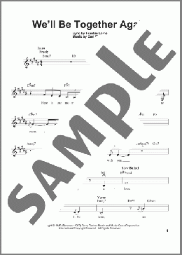 We'll Be Together Again(Carl Fischer/Frankie Laine) 楽譜 その他 ダウンロード