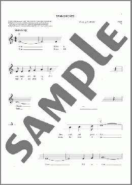 Spanish Eyes(Al Martino/Elvis Presley/Engelbert Humperdinck) 楽譜 その他 ダウンロード