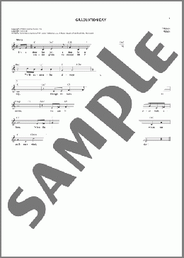 Graduation Day(Joe Sherman/Noel Sherman) 楽譜 その他 ダウンロード