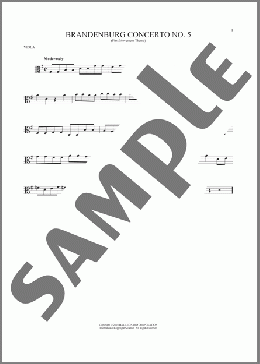 Brandenburg Concerto No. 5(Johann Sebastian Bach) 楽譜 その他 ダウンロード
