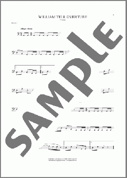 William Tell Overture(G. Rossini) 楽譜 チェロ ダウンロード