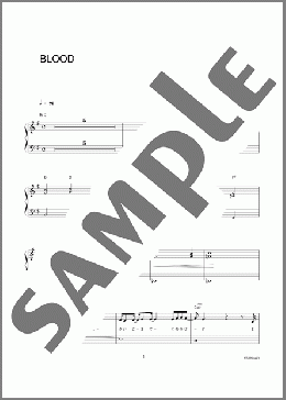 BLOOD(NANA starring MIKA NAKASHIMA) 楽譜 ピアノ（ソロ） 初級 ダウンロード 定額サブスク