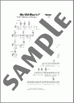My Old Man's A Dustman(Lonnie Donegan) 楽譜 ウクレレ（弾き語り） ダウンロード