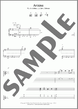 Anisina(Pink Floyd) 楽譜 ギター（ソロ） ダウンロード