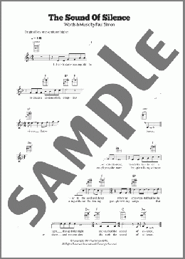 The Sound Of Silence(Simon & Garfunkel/Paul & Garfunkel, Art Simon) 楽譜 ウクレレ（弾き語り） ダウンロード
