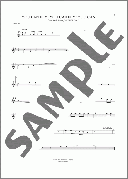 You Can Fly! You Can Fly! You Can Fly! (from Peter Pan)(Sammy Cahn) 楽譜 テナーサックス（ソロ） ダウンロード