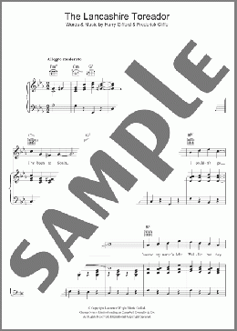 The Lancashire Toreador(George Formby) 楽譜 ピアノ & ボーカル & ギター ダウンロード