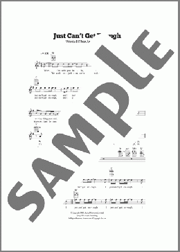 Just Can't Get Enough(Depeche Mode) 楽譜 ウクレレ（弾き語り） ダウンロード