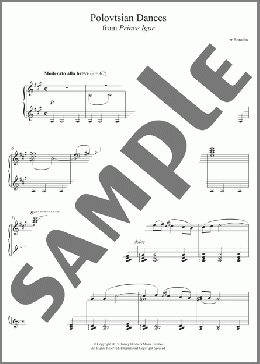 Polovtsian Dances(Alexander Borodin) 楽譜 ピアノ（ソロ） ダウンロード
