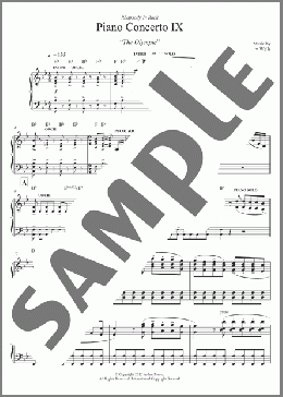 Piano Concerto: IX. The Olympic(Robert Wells) 楽譜 ピアノ（ソロ） ダウンロード