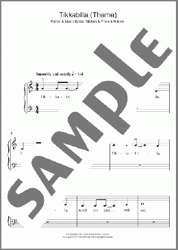 Tikkabilla (Theme)(Liz Kitchen) 楽譜 ピアノ（ソロ） ダウンロード