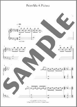 Paint Me A Picture(Alice Thompson) 楽譜 ピアノ（ソロ） ダウンロード