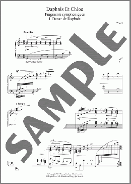 Daphnis Et Chloe - I. Danse De Daphnis(Maurice Ravel) 楽譜 ピアノ（ソロ） ダウンロード