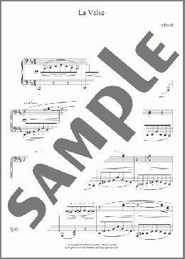 La Valse(Maurice Ravel) 楽譜 ピアノ（ソロ） ダウンロード