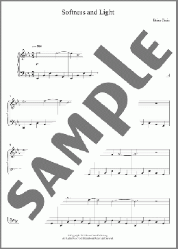 Softness And Light(Brian Crain) 楽譜 ピアノ（ソロ） ダウンロード