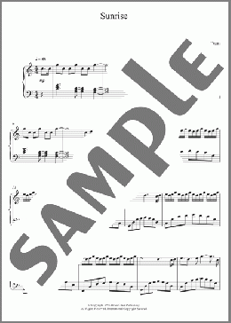 Sunrise(Brian Crain) 楽譜 ピアノ（ソロ） ダウンロード