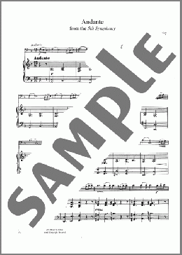 Symphony No.5 (2nd Movement: Andante)(Pyotr Il'yich Tchaikovsky) 楽譜 チェロ ダウンロード