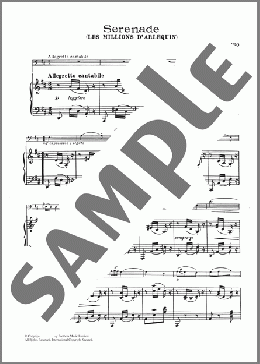 Serenade (From Millions D'Arlequin)(Riccardo Drigo) 楽譜 チェロ ダウンロード
