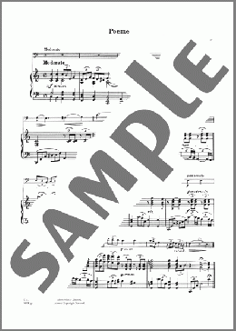 Poeme(Zdenek Fibich) 楽譜 チェロ ダウンロード