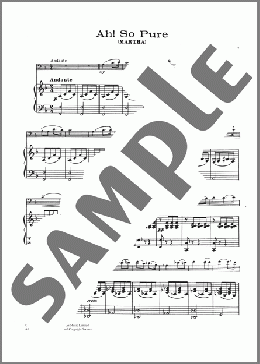 Ah! So Pure(Friedrich von Flotow) 楽譜 チェロ ダウンロード