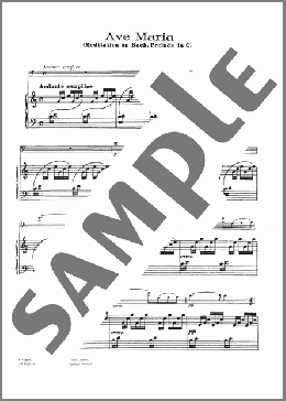 Ave Maria(Charles Gounod) 楽譜 チェロ ダウンロード