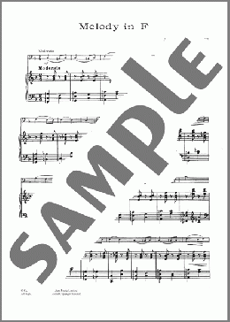 Melody In F(Anton Rubinstein) 楽譜 チェロ ダウンロード
