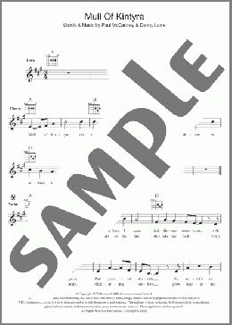Mull Of Kintyre(Wings/Paul McCartney & Wings) 楽譜 その他 ダウンロード