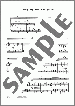 Songs My Mother Taught Me(Antonin Dvorak) 楽譜 チェロ ダウンロード