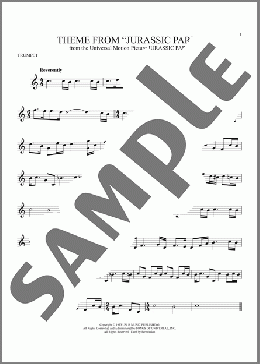 Theme From Jurassic Park(John Williams) 楽譜 トランペット（ソロ） ダウンロード
