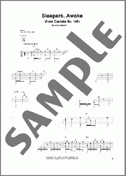 Sleepers, Awake (Wachet Auf)(Johann Sebastian Bach) 楽譜 その他 ダウンロード