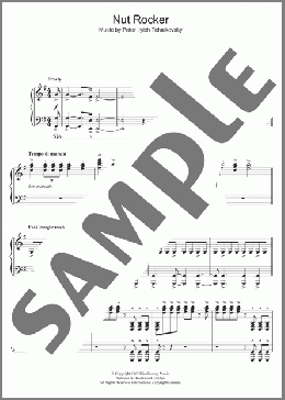 Nut Rocker(B. Bumble and the Stingers) 楽譜 ピアノ（ソロ） ダウンロード