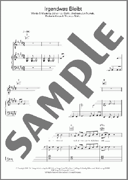Irgendwas Bleibt(Silbermond) 楽譜 その他 ダウンロード