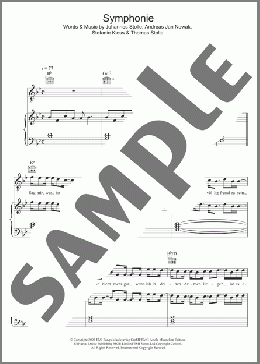Symphonie(Silbermond) 楽譜 その他 ダウンロード