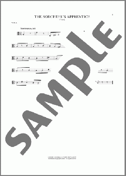 The Sorcerer's Apprentice(Paul Dukas) 楽譜 その他 ダウンロード