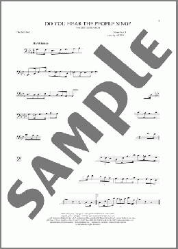 Do You Hear The People Sing?(Alain Boublil) 楽譜 トロンボーン（ソロ） ダウンロード