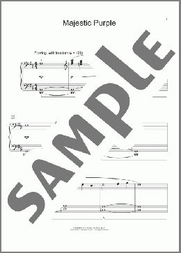 Majestic Purple(Mona Rejino) 楽譜 ピアノ（ソロ） ダウンロード