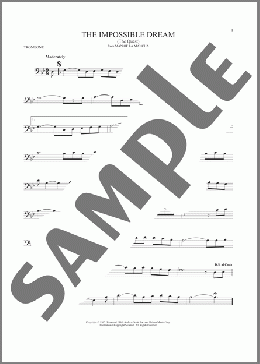 The Impossible Dream (The Quest)(Joe Darion/Mitch Leigh) 楽譜 トロンボーン（ソロ） ダウンロード
