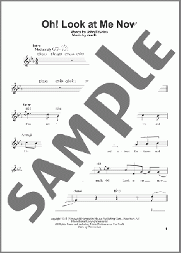 Oh! Look At Me Now(Joe Bushkin) 楽譜 その他 ダウンロード